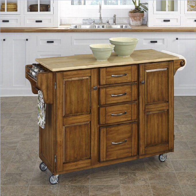 Home Styles Furniture Kitchen Cart In Cottage Oka