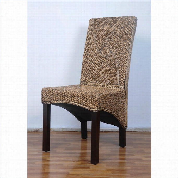 International Caravan Bali Lambada Woven  Dining Chair (set Of 2)