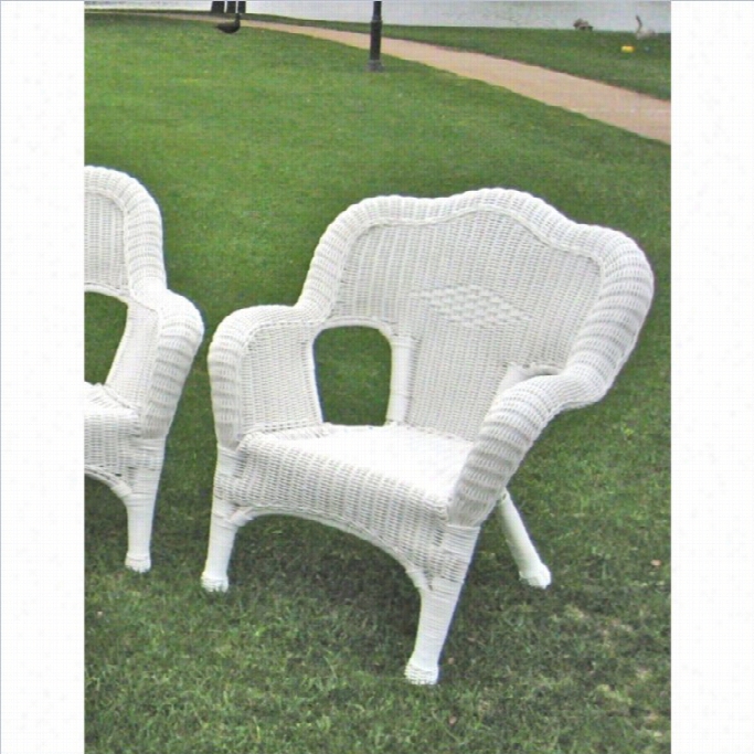 International Caravan Omnaco O Utdoo Rpatio Chair -white