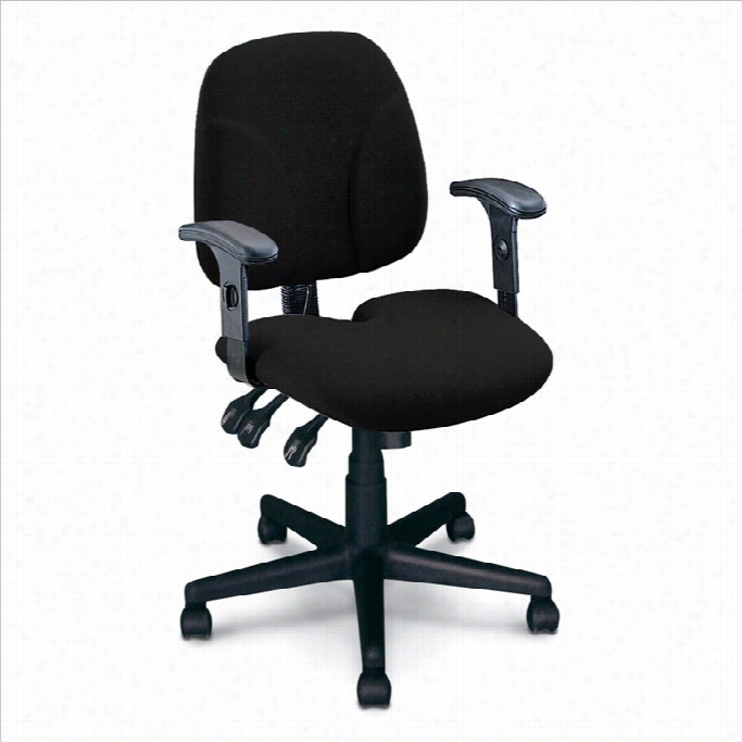 Mayline Comfort Multi-function Task Office Chair With Tailborn Seat Cushion