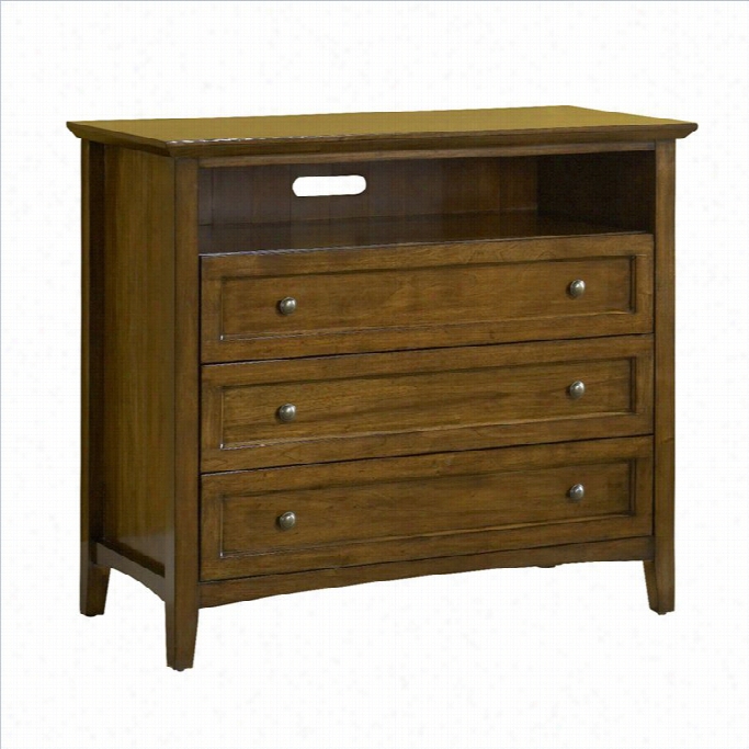 Modus Furniture Paragon Two Drawer Media Chest In Truffle