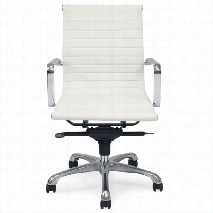 Moe's Omega Cheap Baack  Office Chair  In White