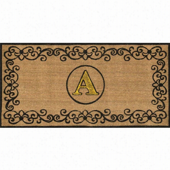 Nuloom2 ' 6 X 4' Mahine Made Outdoor Doormat Rug In Letter A