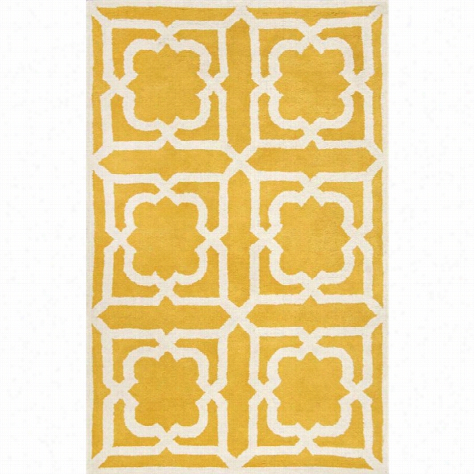 Nuloom 7' 6 X 9' 6 Hand Tufted Voila Rug In Gold