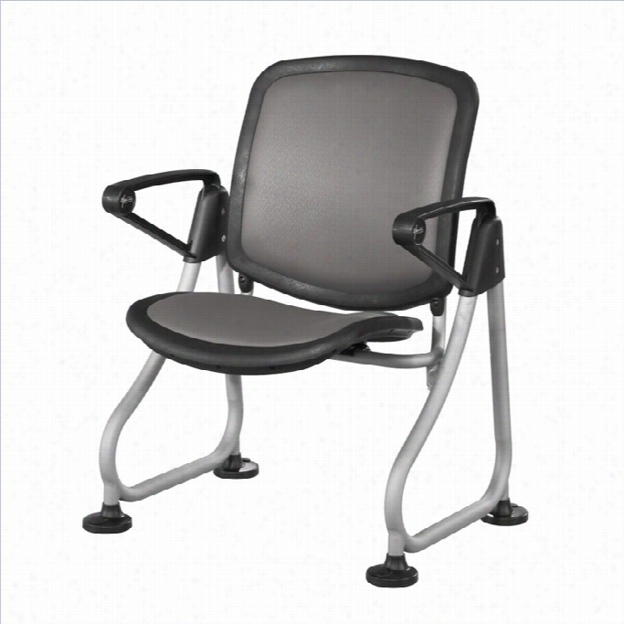 Ofm Readyink Row Starter Reception Chair Without  Tablet In Charcoal