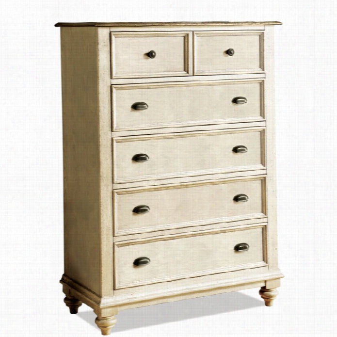 Riverside Furniture Oventry To Tone 5-dawer Chest In Dover White