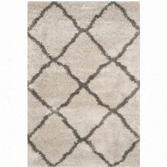 Safavieh Belize Shag Taupe Shag Rug - 4' X 6'