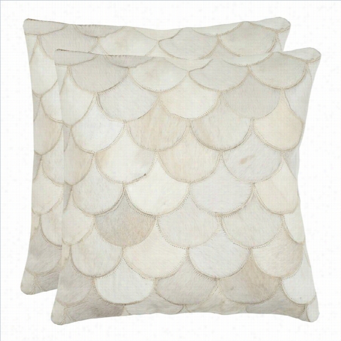 Safavieh Elita 18-inch Decorative Pillows In Choice Part (set Of 2)