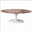 AEON Furniture Catalan Coffee Table in White and Walnut