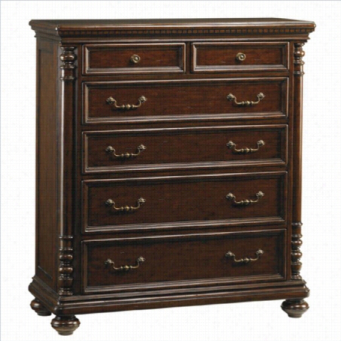 Tomm Ybahama Fireside Kilimanjaro Vickers 6 Drawer Chest In Tangiers