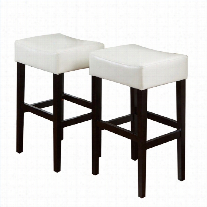 Trenth Ome 26 Rodriguez Backless Bar Stools In Ivvory (set Of 2)