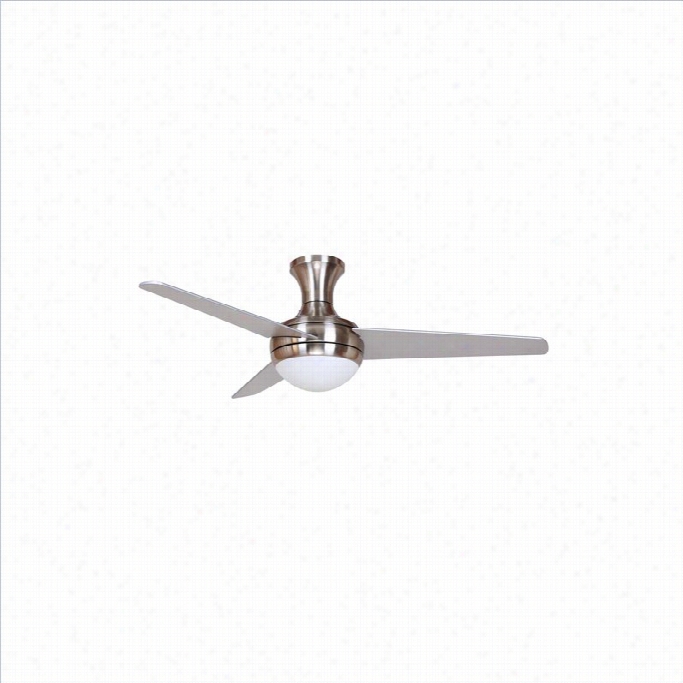 Yoesmite Adalyn 48 Inch Ceiling Fan In Bright Brush Nickel Fonish