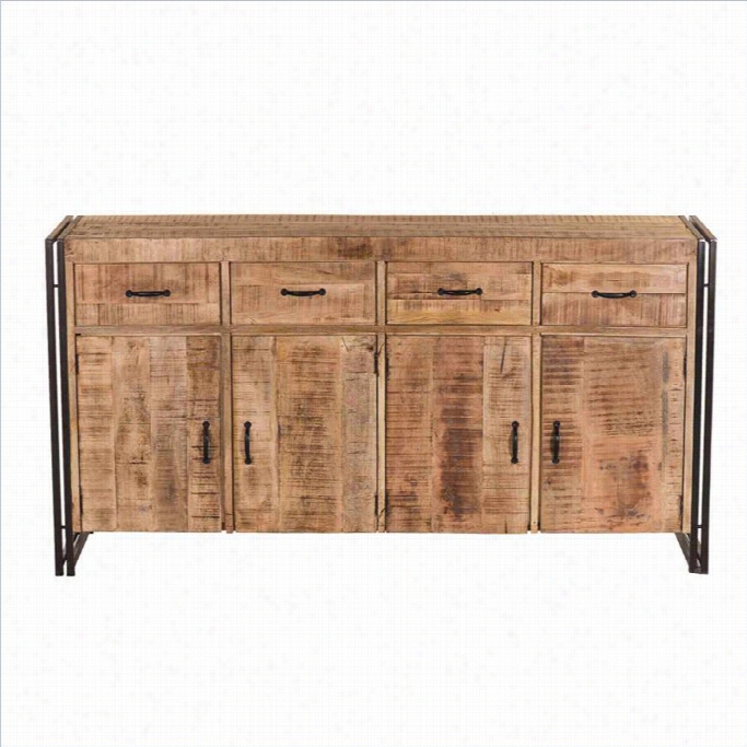 Yosemite Console Cabinet In Natura Lly Distressed Mango