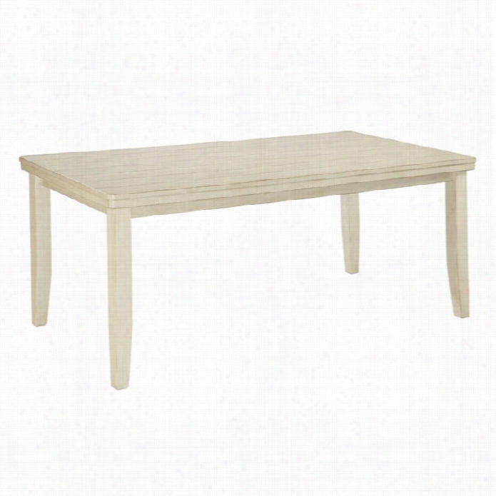 Ashley Arr Owtown Rectangular Dining  Taboe In White