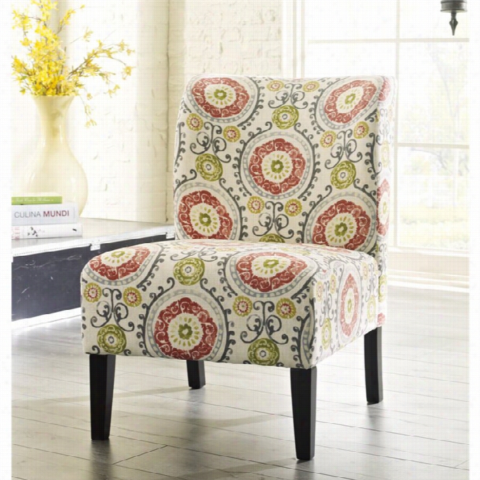 Ashley Honnally Fabric Accent Chair In Floral