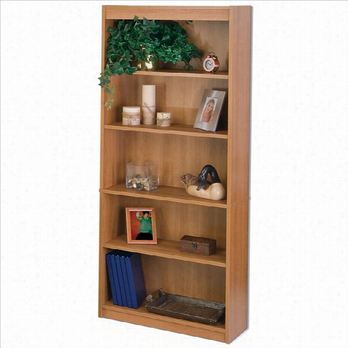 Bestar 5-shelf Bookcase In Cappuccino Cherry