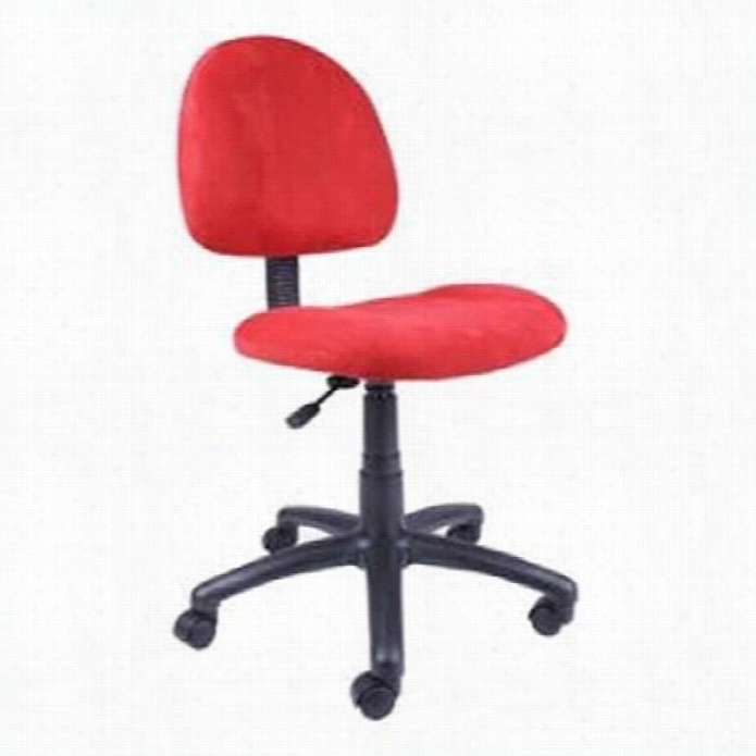 Boss Office Pdoducts Fabric Deluxe Poosture Fofice Chair In Red