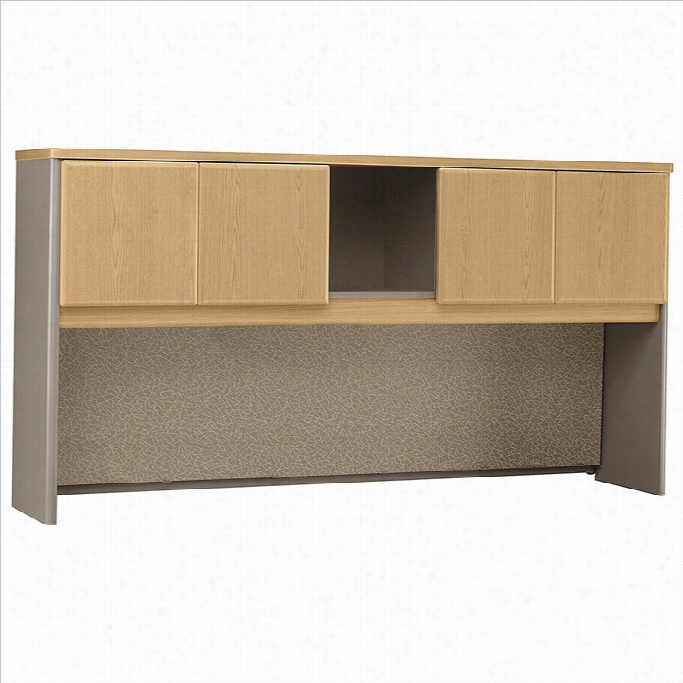 Bush Bbf Series A 72w Hutch In Light Oak