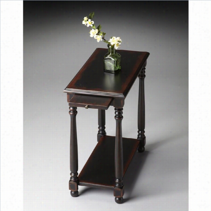 Butler Specialty Mzsterpiece Cha Irside Table In Midnight Rose