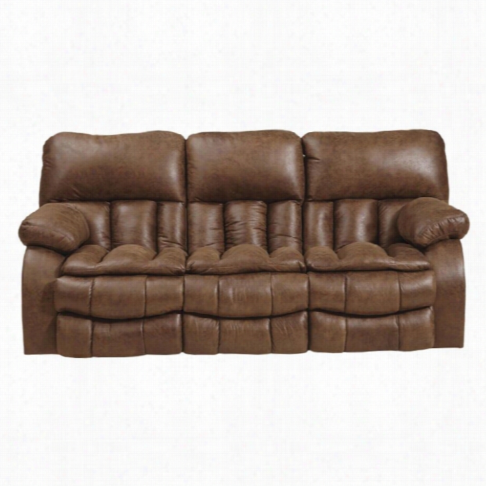 Catnapper Irritate Fabric Divinity Reclining Sofa In Canyon