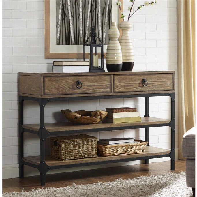 Crosley Trenton Console Table In Coffee