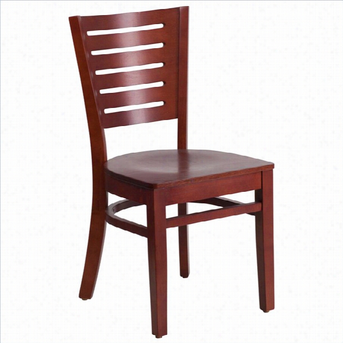 Flash Furniture Darbyb  Sseries Restaurant Dining Chairman In Mahogany