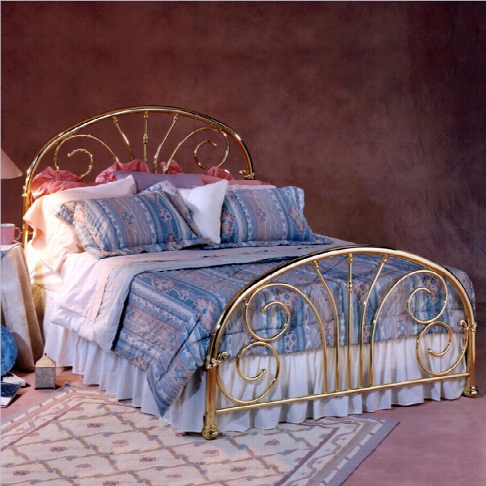 Hillsdale Jackson First-rate Work  Brass Metal Panel Bed-full