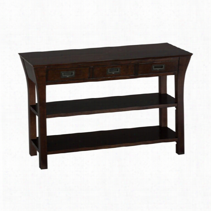 Jofra Nartisan Sofa Table I Rich Dark Wood