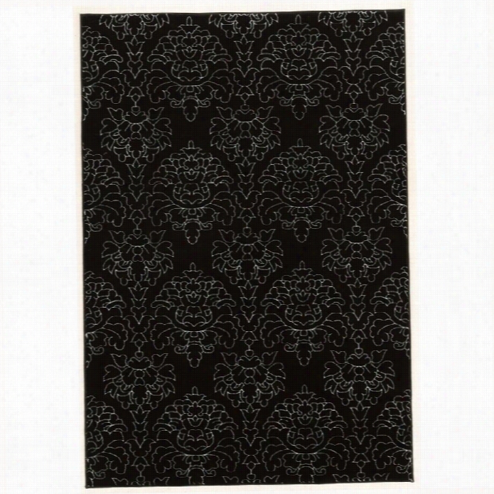 Linon Prisma Chloe 2' X 3' Rug In Black