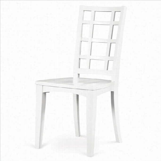 Magnussenn  Kenley Wood Desk Chair In White