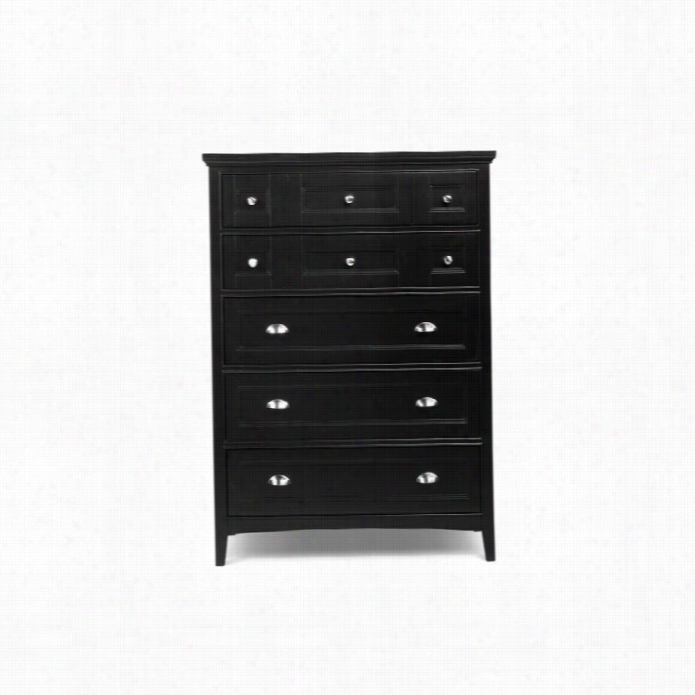 Magnussen Southampttno 5 Drawer Chest In B Lack Finih