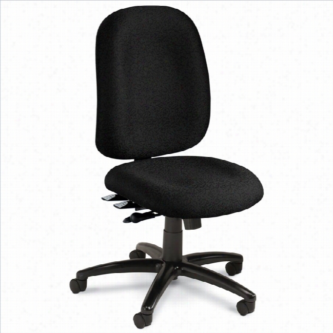 Mayline Comfort 24-hour High Performance Office Chair In Black