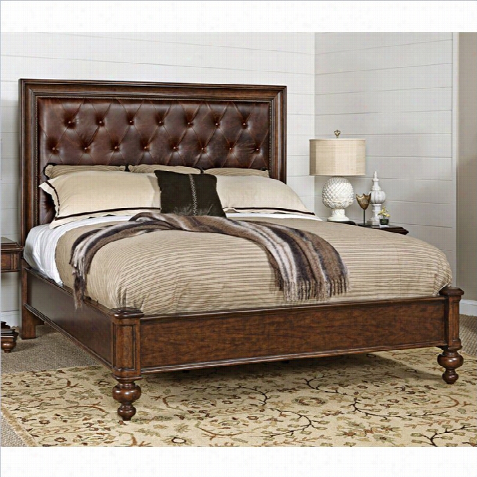 Pulaski Montgomery Bed In Dark Wood