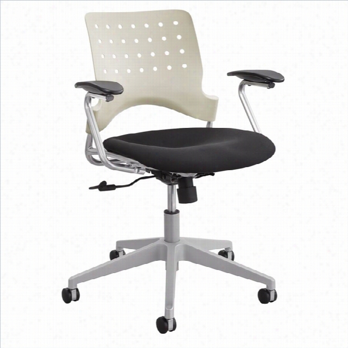 Safco R��ve Task Office Chair Square Back In Latte
