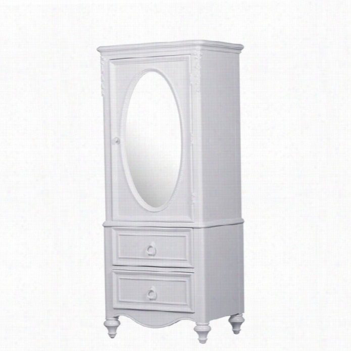 Samuel Lawrence Furniture Sweet Heart Door Wardrobe I White