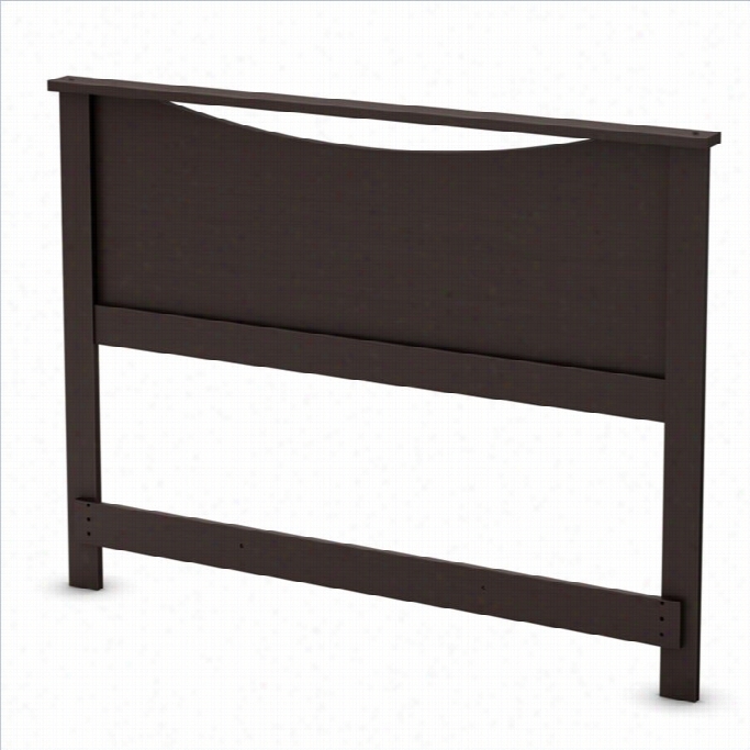 South Shore  Back Baywood Full/queen Panel Headboard In Brown