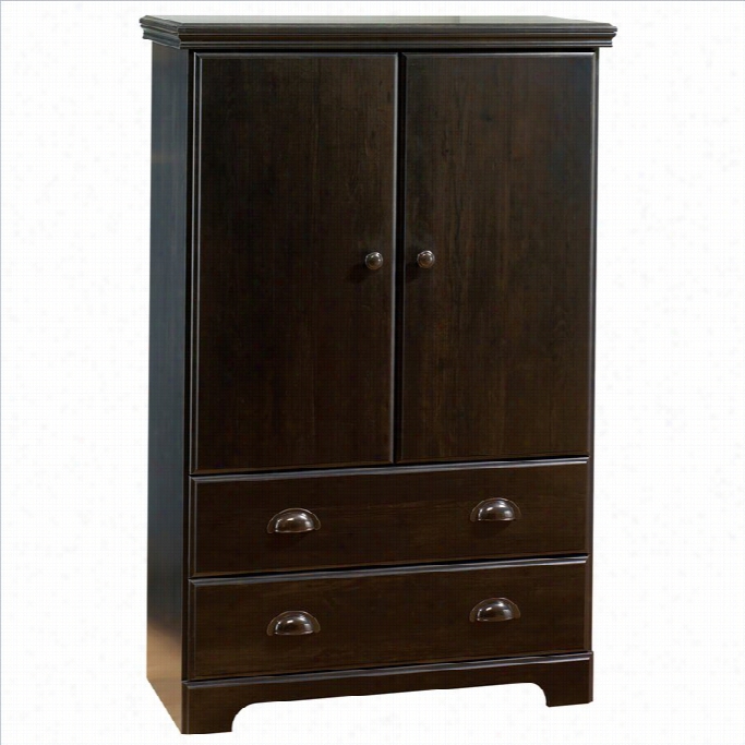 South Shore Mmountain Collection Armoire In Ebony