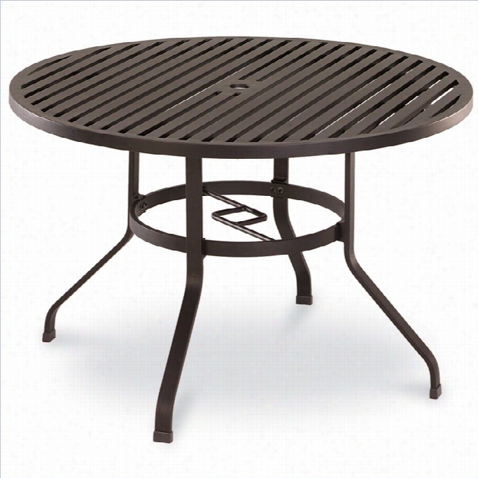 Sunset West Laa Jolla Round Dining Table In Espresso