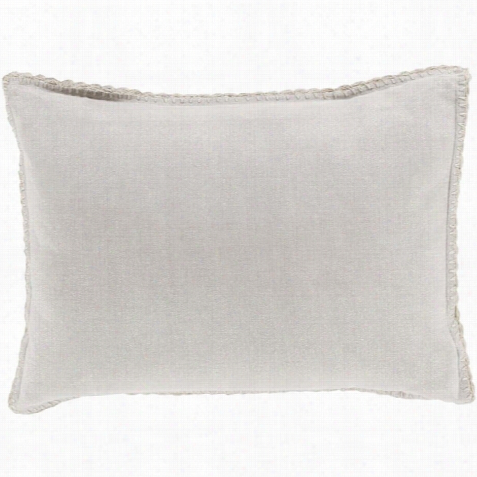 Su Hra Audrey Woven Cotton King Sham In Metallic