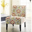 Ashley Honnally Fabric Accent Chair in Floral