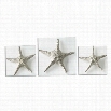 Uttermost Silver Starfish Wall Art (Set of 3)