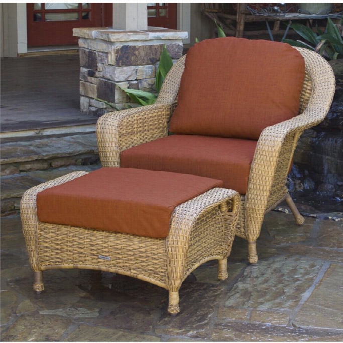 To Rtuga Lexington Outdoor Chair With Ottoman-java Montfleuri Sangria