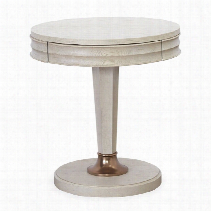 Universal Furniture California Round End Table In Malibu