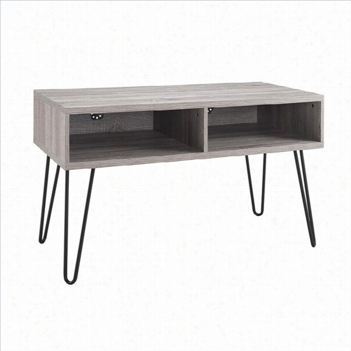 Altra Furniture Owen 422 Innch Tv Stand In Sonoma Oak And Gunmetal Gray