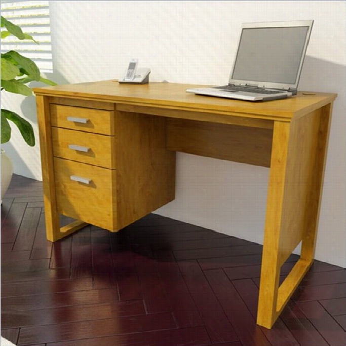 Ameriwoo 1 Fli Drawer Home Office Desk In Bank Ader