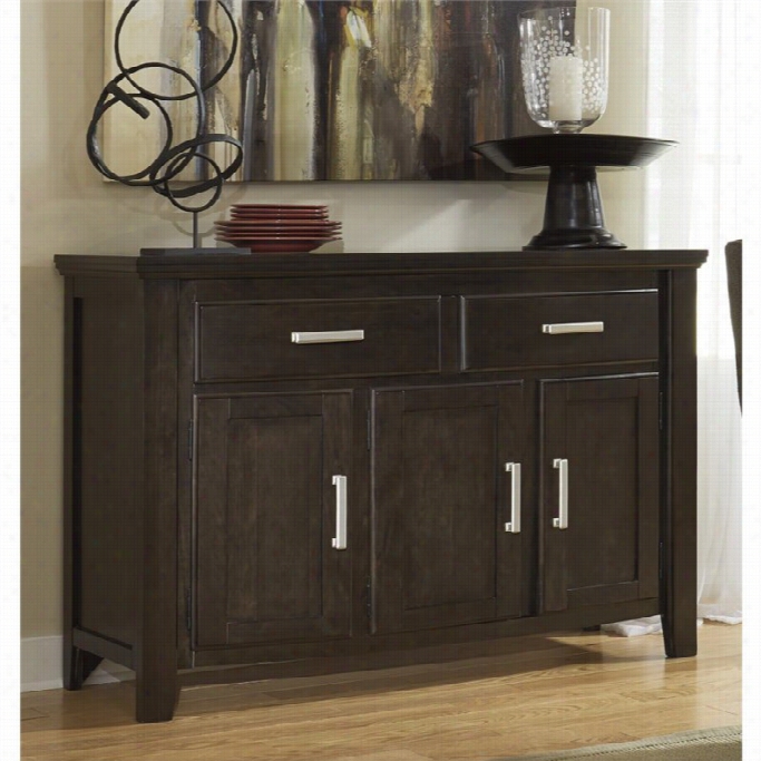 Ashley Lanquist Sideboard In Dark Brown