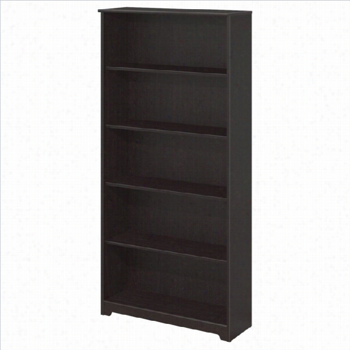 Bush Cabot 5-she Lf Bookcase In Esp Re Sso Oak