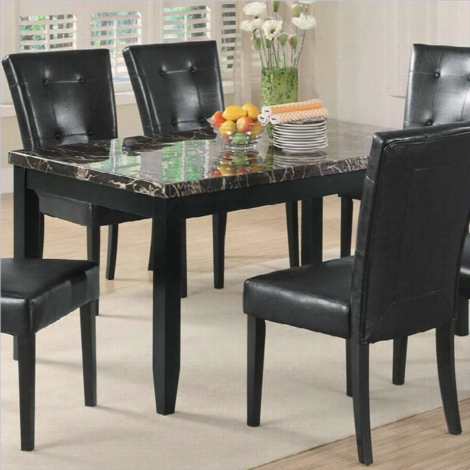 Coaster Anisa Dining Table In Cappuccino
