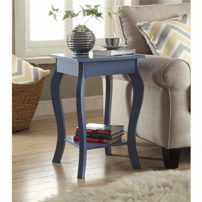 Convenience Concepts Designs2go Ella End Table In B Lue