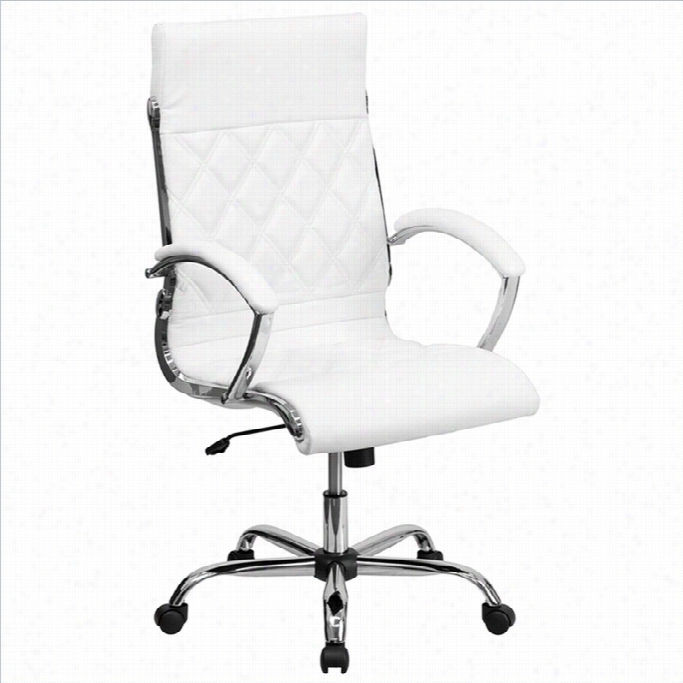 Flash Furniture Designe Rexecutive Office Chair In White